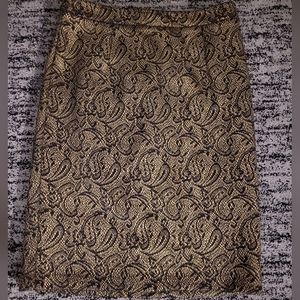 Catherine Malandrino Capa Town knee length Skirt Womens Size 8 New